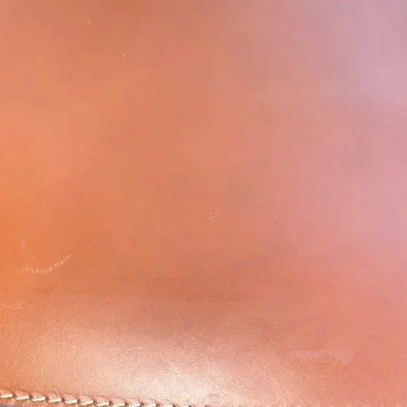 Dooney & Bourke Tan Leather Satchel with Gold Accents - Picture 4 of 9